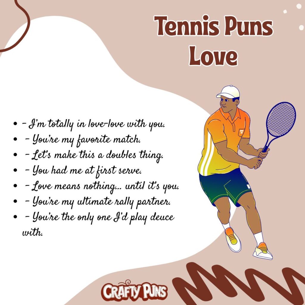 Tennis Puns Love