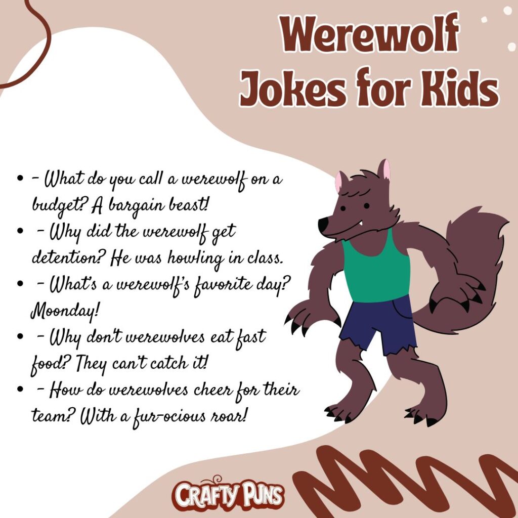 Werewolf Jokes for Kids