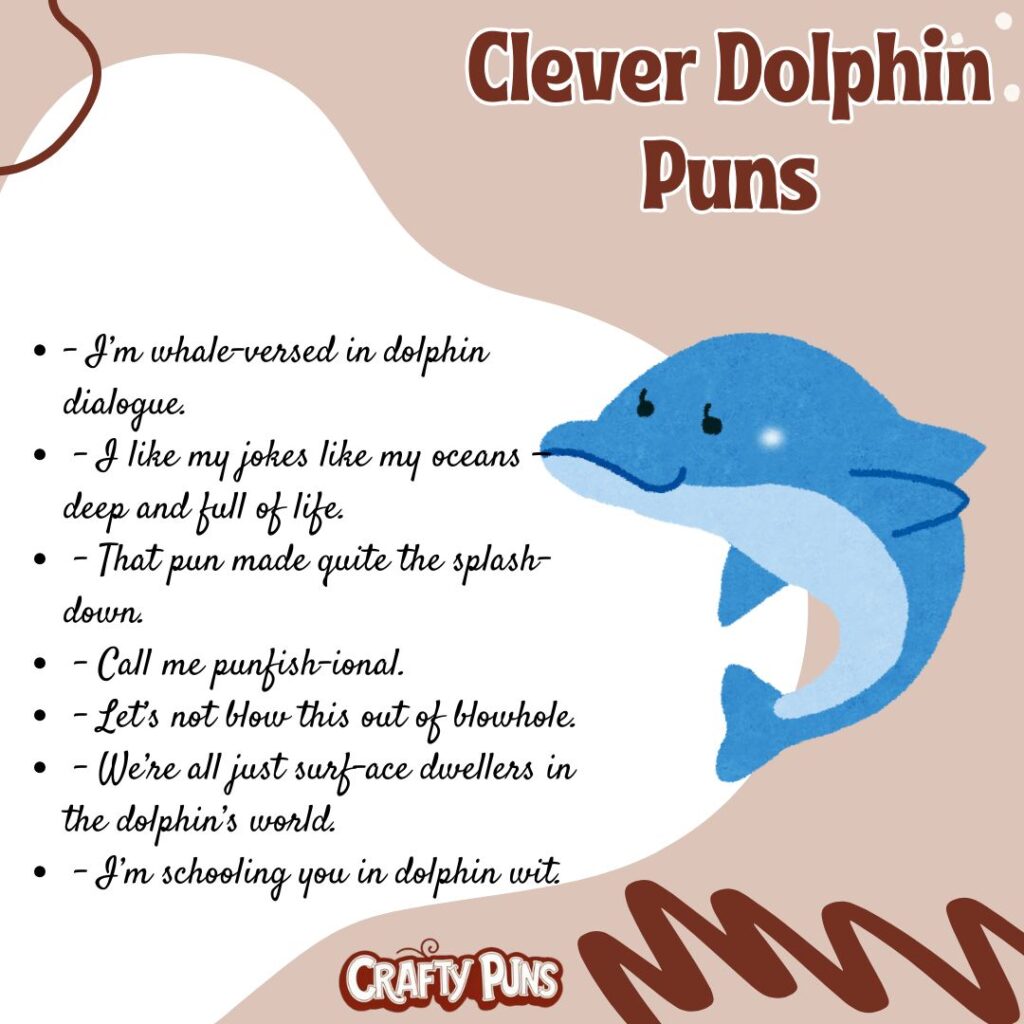 Clever Dolphin Puns