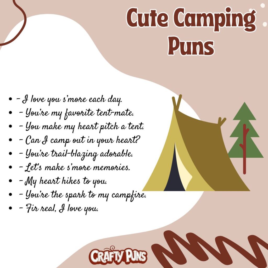 Cute Camping Puns