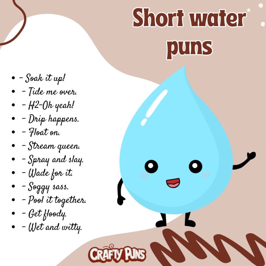 Short water puns
