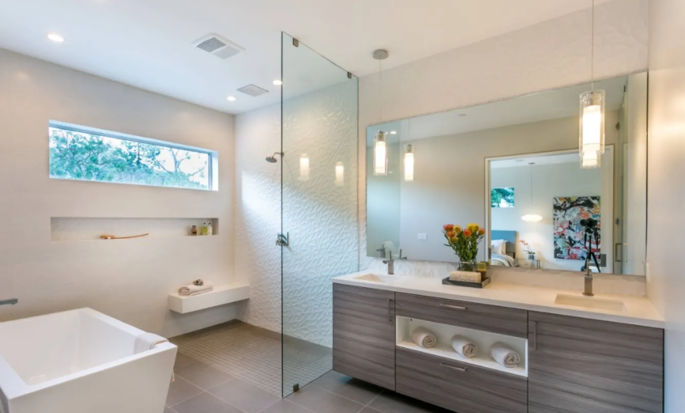 The “Just-Enough” Vanity How to Get a 40-Inch Cabinet to Feel Bigger Than It Is