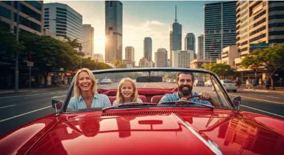 Family Travel in Brisbane — Why Renting a Car Beats Public Transport for Comfort & Convenience