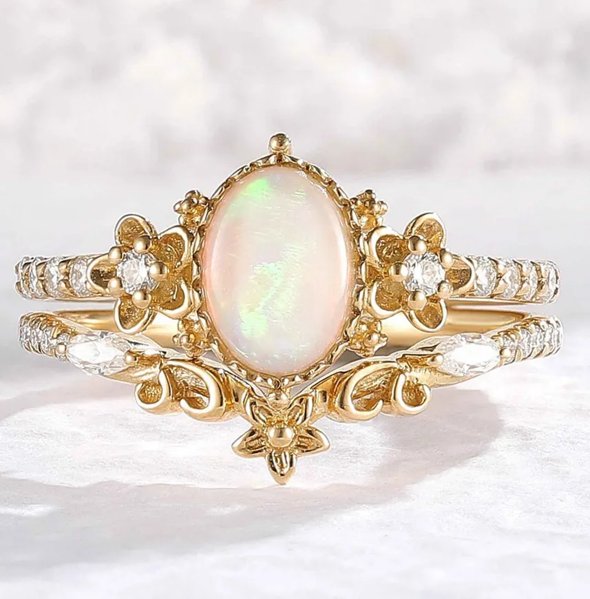 Unique Opal Engagement Rings Crafted for Love That Dares to Be Different